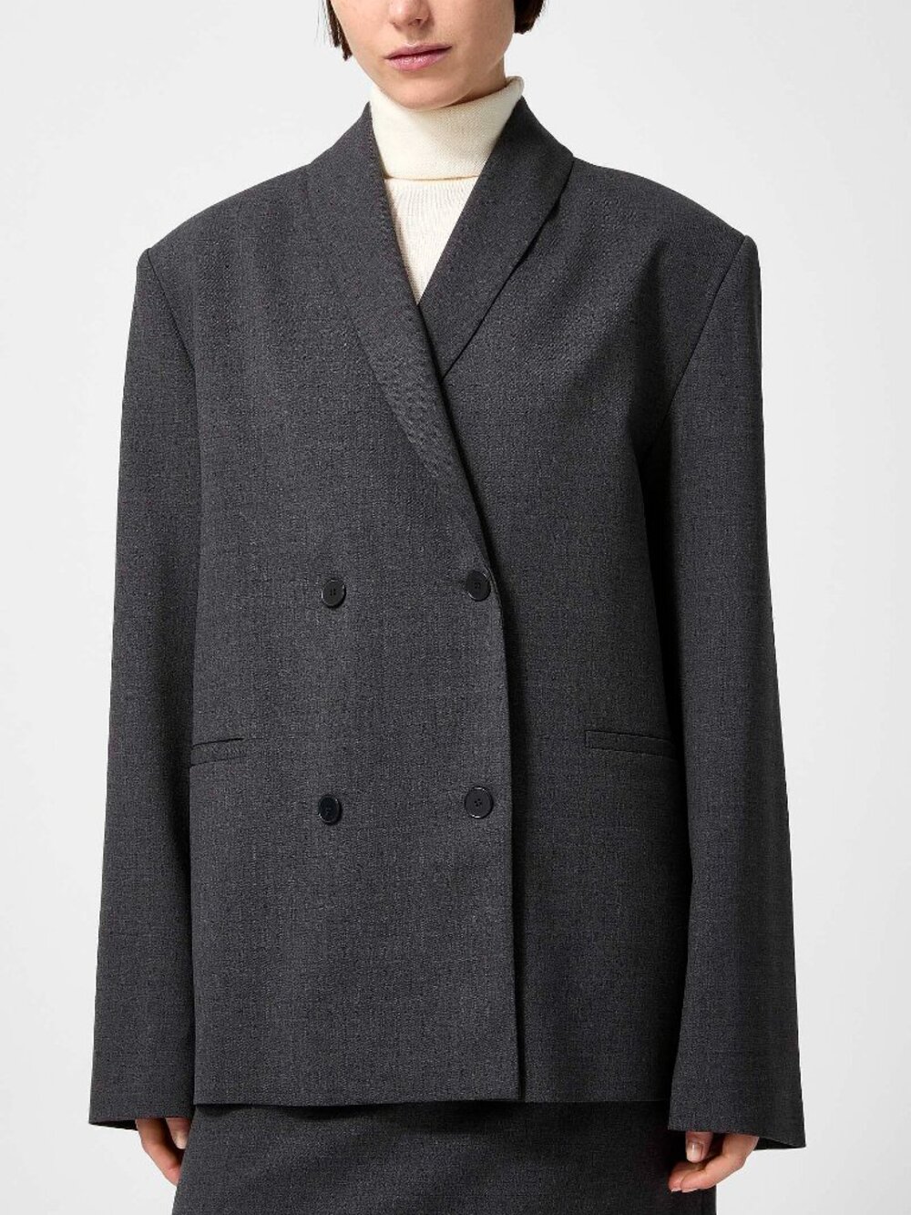 BNWT AW25 LOULOU DE SAISON SCANCIA VIRGIN WOOL JACKET L